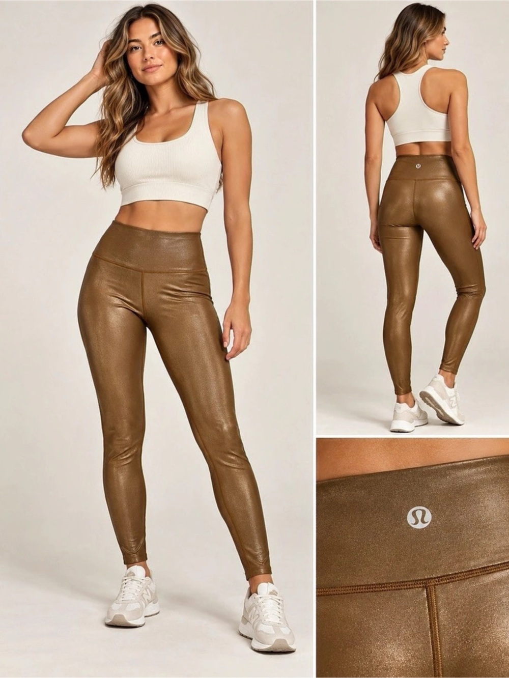 lululemon Align™ High-Rise Pant 28" *Shine Align High-Rise Pant 28 Shine Brown